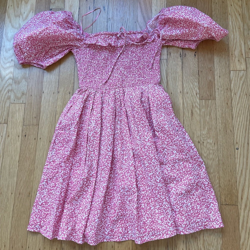 Abercrombie puff sleeve dress